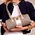 Bolsa Victor Hugo Fiori Panna Champagne - Imagem 1