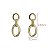 Brinco Elos Ouro 18k - Imagem 3