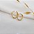 Brinco Argola Estrelas Ouro 18k - Imagem 4