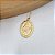 Pingente Medalha Santa Terezinha Ouro 18k - Imagem 2