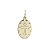 Pingente Medalha Santa Terezinha Ouro 18k - Imagem 7