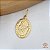 Pingente Medalha Santa Terezinha Ouro 18k - Imagem 1