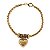 Pulseira Berloque Coração Ouro 18k - Imagem 2