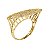 Anel Pavê Ouro 18k Zircônias - Imagem 5