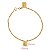 Pulseira Infantojuvenil Escapulário Ouro 18k - Imagem 3