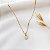 Kit Cordão + Pingente Coração Moissanite Ouro 18k - Imagem 2