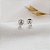 Brinco Ponto de Luz Ouro Branco 18k Diamante 20 Pts Cultivado - Imagem 1