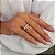 Anel Aparador Ouro 18k Diamante Cultivado 70 pts - Imagem 5