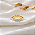 Anel Aparador Ouro 18k com Moissanite - Imagem 2