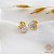 Brinco Coração Ouro 18k Diamante Cultivado 1,8 Quilates - Imagem 1