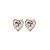 Brinco Coração Ouro 18k Diamante Cultivado 1,8 Quilates - Imagem 7