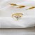 Anel Solitário Coração Ouro 18k - Brilhante Moissanite 90Pts - Imagem 6