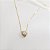 Kit Cordão + Pingente Coração Brilhante Moissanite 90pts Ouro 18k - Imagem 11