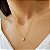 Kit Cordão + Pingente Coração Brilhante Moissanite 90pts Ouro 18k - Imagem 2