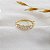Anel Aparador Navetes Ouro 18k Brilhante Moissanite 1,87 Quilates - Imagem 4