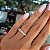 Anel Aparador Navetes Ouro 18k Brilhante Moissanite 1,87 Quilates - Imagem 6