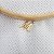 Pingente Letra M Ouro 18k Zircônia - Imagem 2