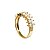 Anel Navetes Ouro 18k - Brilhante Moissanite 176pts - Imagem 5