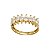 Anel Navetes Ouro 18k - Brilhante Moissanite 176pts - Imagem 11