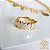 Anel Navetes Ouro 18k - Brilhante Moissanite 176pts - Imagem 1