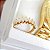 Anel Navetes Ouro 18k - Brilhante Moissanite 176pts - Imagem 6