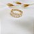 Anel Navetes Ouro 18k - Brilhante Moissanite 176pts - Imagem 8