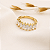 Anel Navetes Ouro 18k Moissanite - Imagem 2