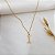 Kit Cordão Elo Português Ouro 18k + Pingente Letra I Ouro 18k - Imagem 4