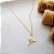 Kit Cordão Elo Português Ouro 18k + Pingente Letra M Ouro 18k - Imagem 5