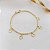 Pulseira Infanto-Juvenil Corações Ouro 18k - Imagem 4