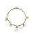 Pulseira Infanto-Juvenil Corações Ouro 18k - Imagem 3