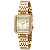 Relógio Mondaine Feminino Quadrado Dourado 32358lpmvde1 - Imagem 1