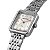 Relógio Mondaine Feminino Quadrado Casual Prata 32358l0mvne2 - Imagem 4