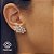 Brinco Ear Cuff Prata 925 Zircônias - Imagem 1