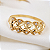 Anel Diamantado Zircônias Ouro 18k - Imagem 4
