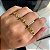 Anel Diamantado Ouro 18k - Imagem 6