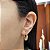 Brinco Argola Filigrana Ouro 18k - Imagem 3