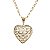 Kit Cordão Ouro 18k + Pingente Coração Diamantado - Imagem 2