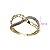 Anel Infinito Ouro 18k Zircônias - Imagem 4