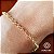 Pulseira Elo Português 3mm Ouro 18k - Imagem 1