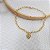 Kit Pulseira Ouro 18k + Pingente Coração Ouro 18k - Imagem 6