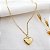 Kit Cordão + Pingente Coração Ouro 18k - Imagem 2