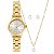 Kit Relógio Condor Feminino Dourado Co2035nwm/k4k - Imagem 1