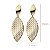 Brinco Folha Esteira Ouro 18k - Imagem 4