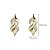 Brinco Curvas Ouro 18k Zircônia - Imagem 4