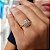 Anel Chuveiro Rainha Ouro 18k Diamante Cultivado - Imagem 3