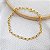 Pulseira Elo Português 4mm Feminina Ouro 18k - Imagem 5