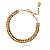 Pulseira Groumet Feminina Ouro 18k - Imagem 4