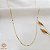 Cordão Malha Piastrine Ouro 18k - 45cm - Imagem 1