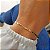 Pulseira Malha Piastrine Ouro 18k - Imagem 3